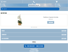 Tablet Screenshot of greenwichfloristct.com